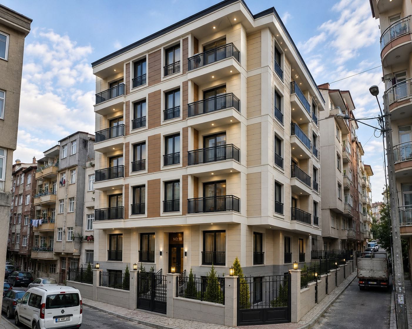 Tamamlanan modern bina