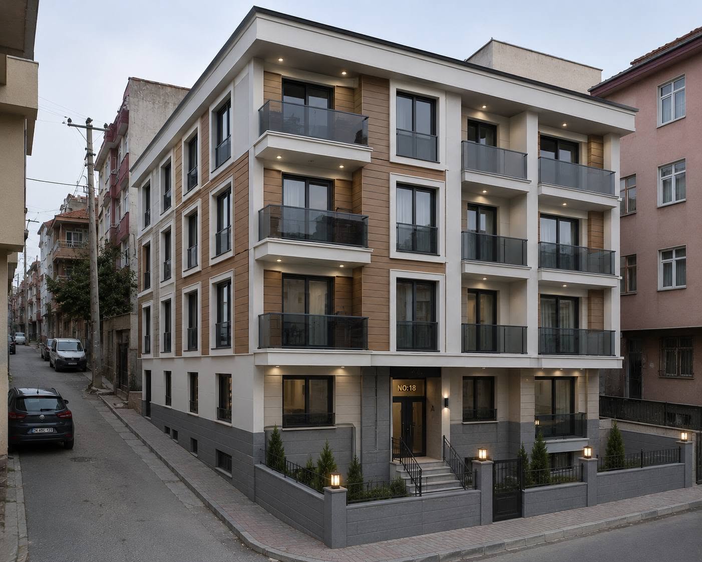 Tamamlanan apartman projesi